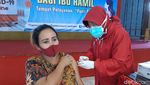 Gembiranya Bumil di Boyolali Memperoleh Vaksin COVID-19
