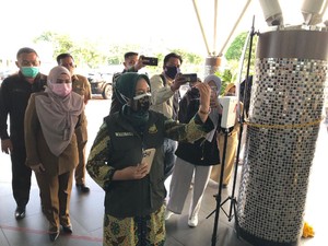 PPKM Turun Level 3, Wali Kota Mojokerto Cek Persiapan Pembukaan Mal