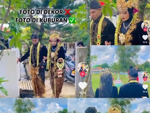 Ini Kisah Lengkap Viral Pengantin Madura Sesi Foto Pernikahan di Kuburan