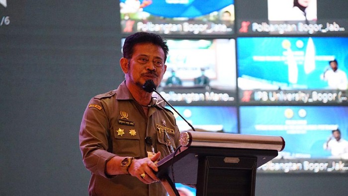 Menteri Pertanian Syahrul Yasin Limpo menghadiri kuliah umum di Kampus Politeknik Pembangunan Pertanian (Polbangtan) Bogor.
