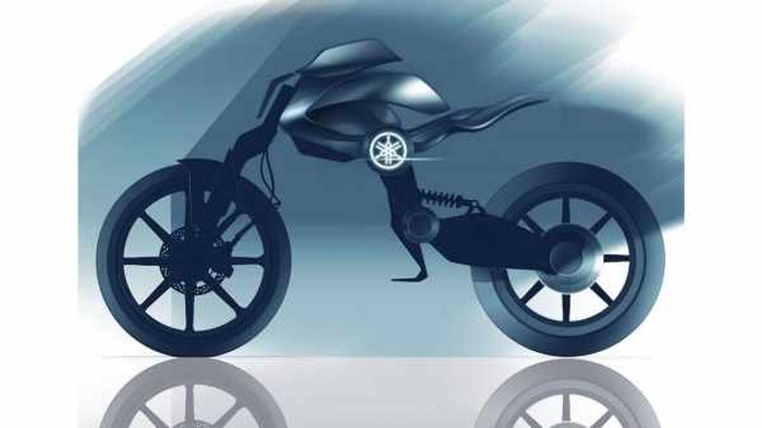Motor konsep Yamaha Double Y karya Mahasiswa asal Turin Italia.