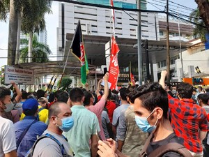 Ini Tuntutan Pencari Suaka WN Afghanistan yang Demo di Kantor UNHCR Jakpus