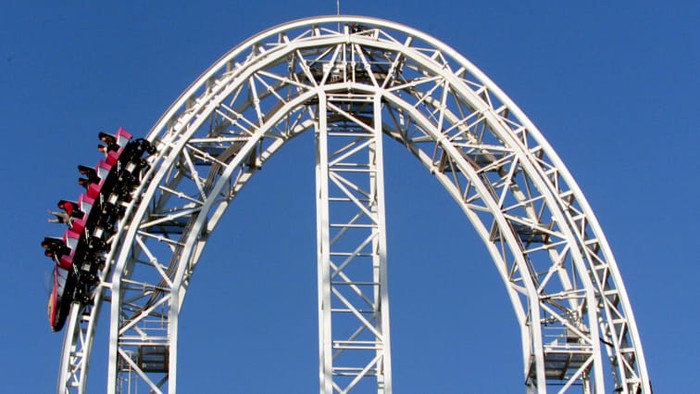 Roller coaster di Fuji-Q Highland Jepang