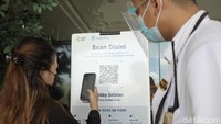 Pengunjung diwajibkan untuk memiliki aplikasi Peduli Lindungi pada gawai. Pada aplikasi Peduli Lindungi akan menunjukan status vaksinasi pengunjung setelah melakukan pemindaian barcode.
