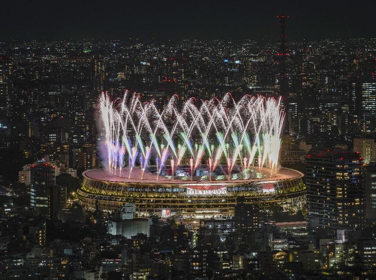Pesta Kembang Api Tandai Dibukanya Paralimpiade Tokyo 2020