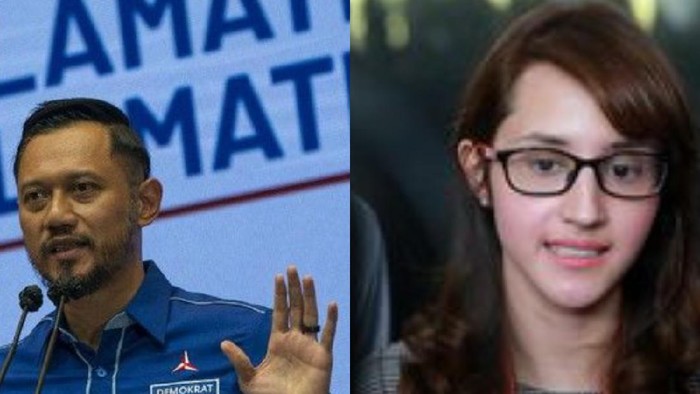 Tsamara Amany dan Agus Harimurti Yudhoyono (AHY) (Dok. detikcom)