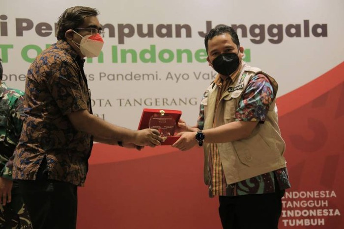 Walkot Tangerang Sebut Vaksinasi Gotong Royong Bikin Indonesia Tangguh