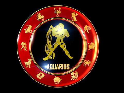 Female face, space and zodiac signs and planets symbols.