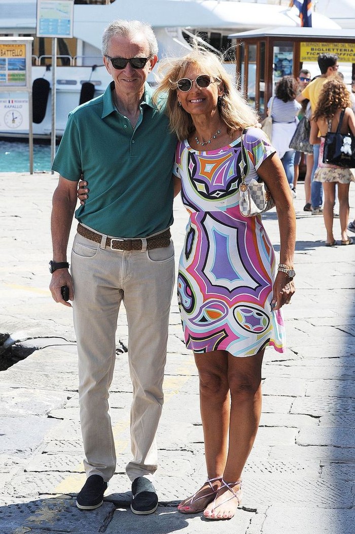 Bernard Arnault dan istri