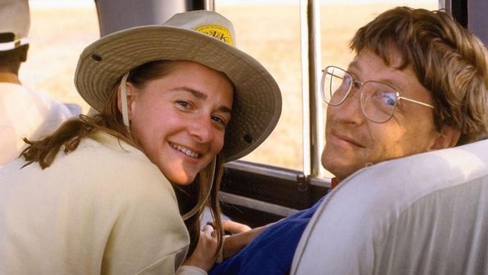 Bill Gates dan yang kini sudah jadi mantan istrinya, Melinda