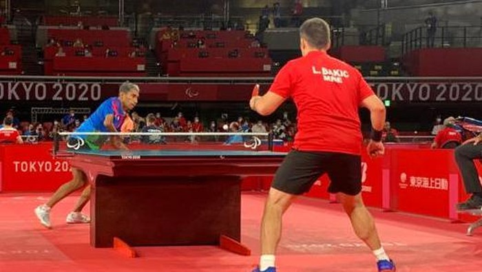 David Jacobs meraih kemenangan pertama di pertandingan para-tenis meja Paralimpiade Tokyo 2020.