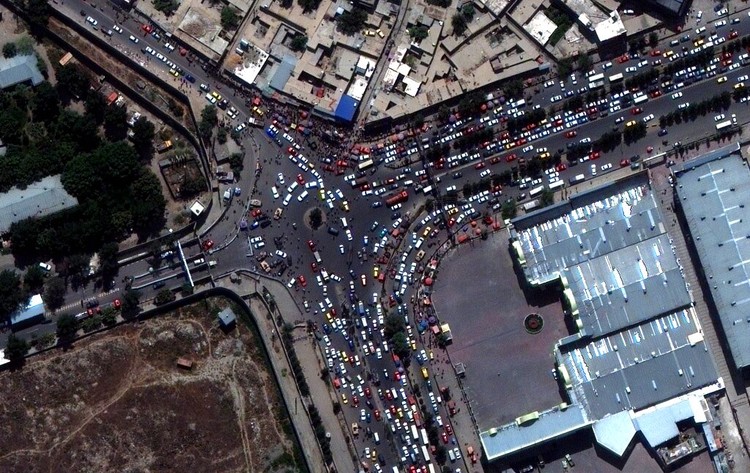 Foto Satelit Terkini Bandara Kabul Foto Satelit Terkini Bandara Kabul