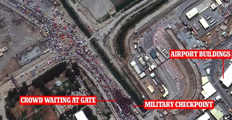 Foto Satelit Terkini Bandara Kabul Foto Satelit Terkini Bandara Kabul