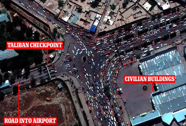 Foto Satelit Terkini Bandara Kabul Foto Satelit Terkini Bandara Kabul