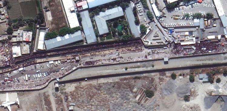 Foto Satelit Terkini Bandara Kabul