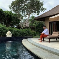 Super Junior menggelar konser di Jakarta pada Juni 2019. Siwon sengaja datang lebih dulu dari personel lain untuk berlibur ke Bali. Ia membagikan potret menikmati pemandangan dari penginapannya. Foto: dok Instagram siwonchoi