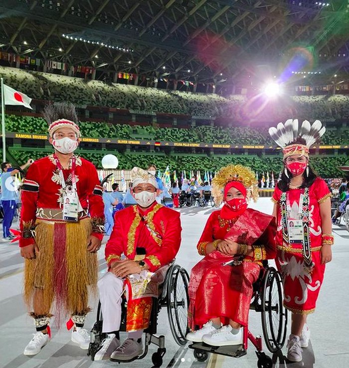 Gaya Atlet Paralimpiade Indonesia di Tokyo