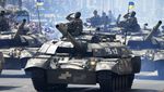 Hari Kemerdekaan, Militer Ukraina Unjuk Kekuatan