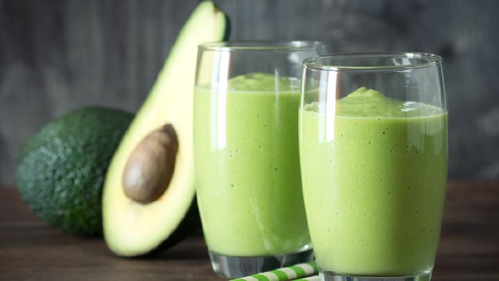 Avocado Smoothie, Made with Fresh Avocados and Non Dairy Milk.