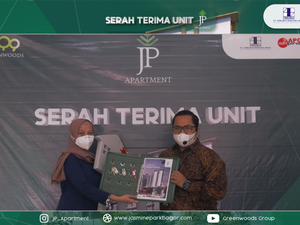 JP Apartment Bogor Serah Terima Unit Perdana di Tengah Pandemi