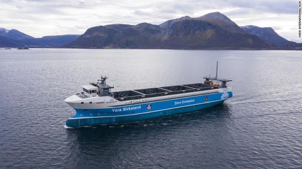 Kapal listrik otonom Yara Birkeland