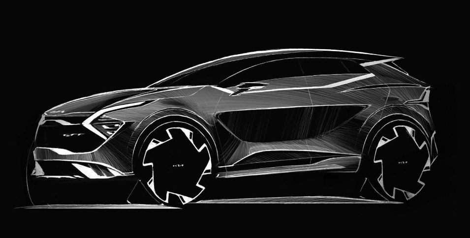 KIA New Sportage yang akan diperkenalkan pada ajang IAA Munich.