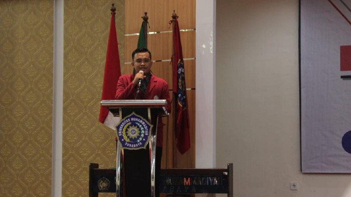 Koordinator Presidium Nasional BEM Perguruan Tinggi Muhammadiyah (Koorpresnas BEM PTMI) Nur Eko Suhardana