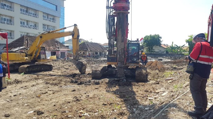 Lokasi pembangunan rumah tahanan (rutan) di Semarang senilai Rp 25 miliar, Rabu (25/8/2021).