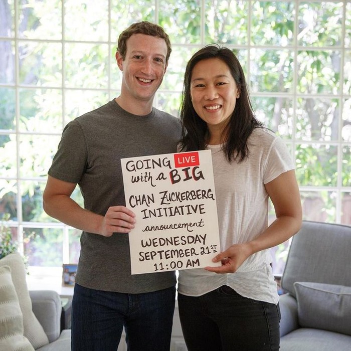 Mark Zuckerberg dan istrinya, Priscilla