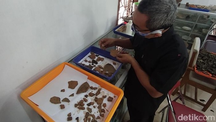 Pecahan tembikar yang sekarang berada di Balai Konservasi Borobudur (BKB), Rabu (25/8/2021).