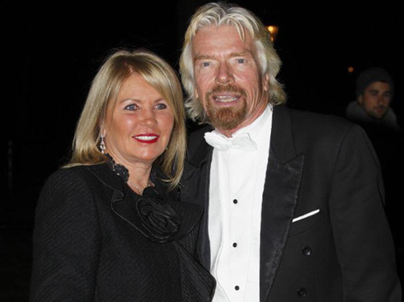 Richard Branson dan istri