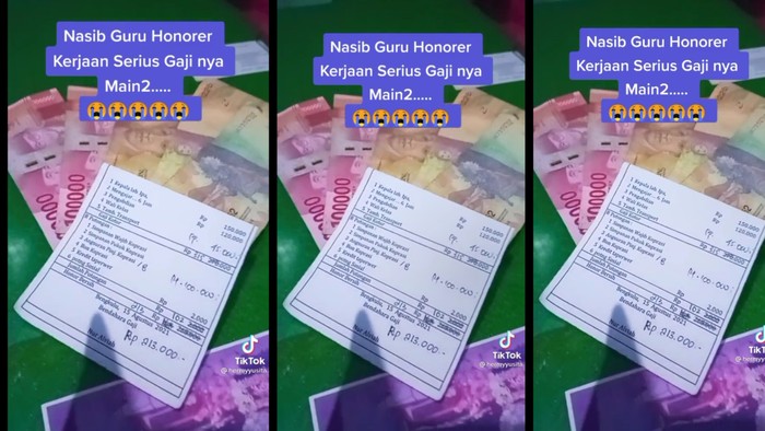 Viral Gaji Guru Honorer Rp 315 Ribu, Ini Kisahnya Perjuangkan Kesejahteraan Viral Gaji Guru Honorer Rp 315 Ribu, Ini Kisahnya Perjuangkan Kesejahteraan