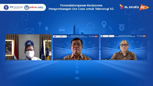 XL Axiata menjalin kemitraan dengan Institut Pertanian Bogor (IPB) dan Politeknik Manufaktur Astra (Polman Astra) dalam mengembangkan Internet of Things (IoT) di jaringan 5G.