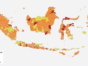 Zona Merah COVID-19, Bali Tidak Berkurang, Aceh Malah Bertambah