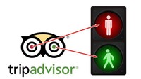 TripAdvisor menyediakan layanan pemilihan penginapan terbaik di seluruh dunia, restoran hingga maskapai penerbangan. Logo TripAdvisor ini terlihat seperti mata burung hantu. Tapi sebenarnya ini melambangkan kebijaksanaan dan pengatahuan. Sedangkan mata merah dan hijau menggambarkan lampu hijau waktu yang tepat untuk bepergian.Foto: Dok. © tripadvisor/ © Depositphotos/Brightside