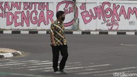 Begini penampakan salah satu mural yang iktu serta dalam Lomba Mural Dibungkam.