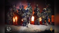 Batalyon Badri 313 dilengkapi dengan seragam kamuflase, helm tempur, pelindung tubuh, kacamata penglihatan malam, karabin M4 layaknya pasukan elit dunia. presswire18.com/dok. Badri 313
