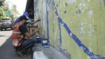 Mural Mirip Jokowi Tertutup Masker Masih Ada di Bandung
