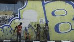 Mural Mirip Jokowi Tertutup Masker Masih Ada di Bandung