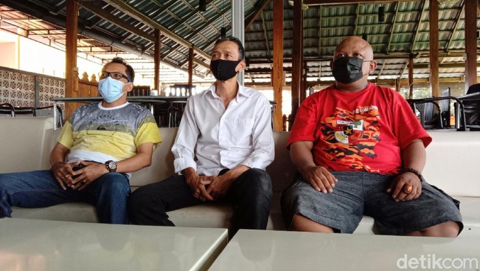 Pengurus MPC PP Kebumen menyampaikan keterangan pers, Kamis (26/8/2021).