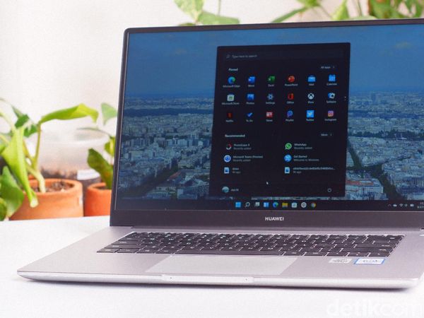 Wujud Huawei MateBook D15, Laptop Rp 8 Jutaan untuk Kerja & Kuliah