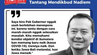 Ketua Komisi X DPR RI Syaiful Huda menyebut persoalan tersebut terjadi karena miskomunikasi antara pemda dan Mendikbud Nadiem Makarim.