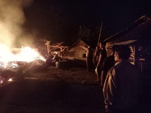 Gudang Penyimpanan Papan Kayu Jati Terbakar, Kerugian Capai Rp 100 Juta