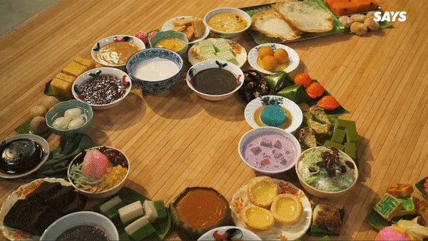 Keren! 64 Hidangan Manis Tradisional Malaysia Dipakai untuk Buat Karya Seni