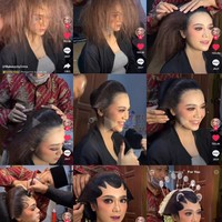 Usai dirias, pengantin yang memakai kebaya putih tersebut terlihat cantik dan flawless. Hingga Kamis (26/8/2021) video viral tersebut sudah mendapatkan 7,6 juta Views, 769 ribu Likes dan 2.819 komentar. Warganet memuji riasan wajah pengantin yang tampak memesona dan tatanan sanggul Jawanya. Foto: Dok. Tangkap layar akun TikTok @makeupbyiirma.