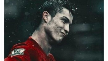 Jangan berani-berani ke City ya Ronaldo, tulis fans Manchester United ini di Twitter. Foto: Twitter