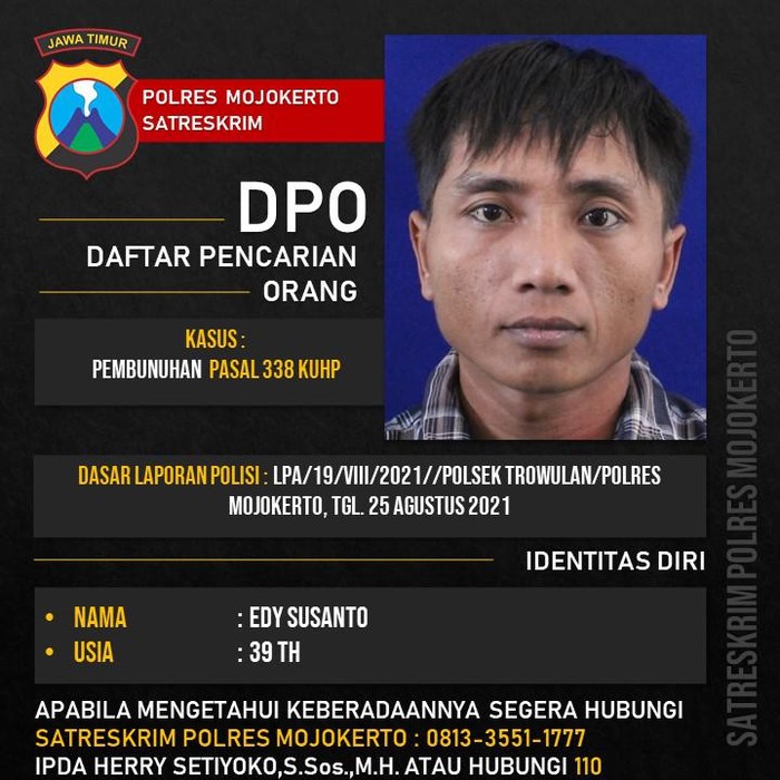 pembunuhan di mojokerto