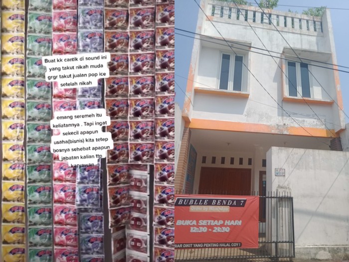Penjual minuma sukses Kisah Sukses Penjual Pop Ice yang Bisa Beli Rumah dari Hasil Jualan