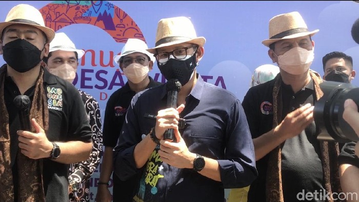 Sandiaga di Pariaman, Jumat (27/8/2021)