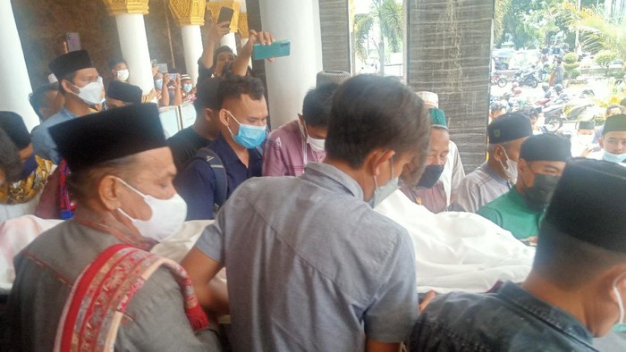 Ustaz di Bengkulu meninggal saat sampaikan khotbah Jumat (Hery-detikcom)